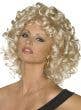 Women's Curly Blonde Bad Sandy Grease Wig Alternate Image