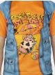 Image of Stranger Things Boy's Dustin Roast Beef Costume Shirt - Close Image