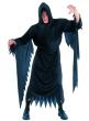 Black Hooded Robe Men's Scary Movie Costume