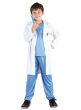 Blue Scrubs and Doctor Coat Costume for Kids