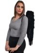 Large Black Deluxe Dark Angel Costume Wings - Side Image