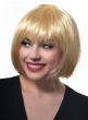 Image of Short Women's Blonde Bob Costume Wig with Fringe