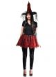 Womens Red and Black Lace Fluffy Costume Tutu - Full Image