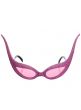 Pink Glitter Martian Costume Glasses
