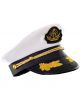 Sailor Captain's Costume Hat in Black and White - Main Image