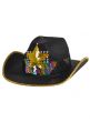 Cowboy Hat with Rainbow Sequins