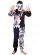 Creepy Blood Splattered Boy's Clown Halloween Costume - Alternative Image