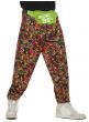 Mens Baggy Colourful 90s Print Costume Pants - Main Image