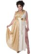 Image of Golden Goddess Women's Plus Size Toga Costume