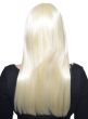 Image of Long Blonde Women's Fashion Wig with Fringe - Back Image