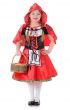 Puff Sleeve Little Red Riding Hood Girl's Storybook Costume - Main Image
