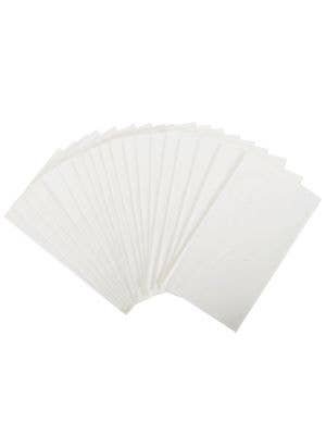 Image of White Rectangle 20 Pack Paper Napkins