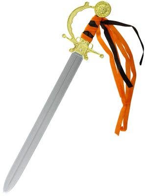 Image of Novelty Gold Handle Pirate Sword Toy Weapon