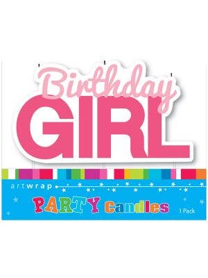 Image of Birthday Girl Large Pink Birthday Candle