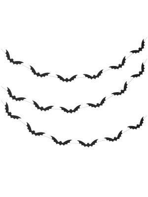 Image of 5 Metre Black Bats Bunting Halloween Decoration - Main Image
