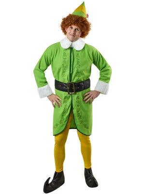 Image of Buddy the Elf Men's Licensed Christmas Costume - Front View