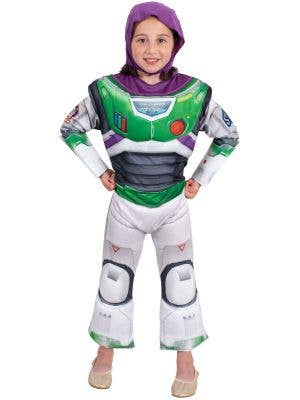 Image of Buzz Lightyear Movie Girls Toy Story Costume - Front View