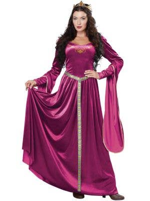 Lady Guinevere Berry Fancy Dress Adult's Medieval Costume Main Image
