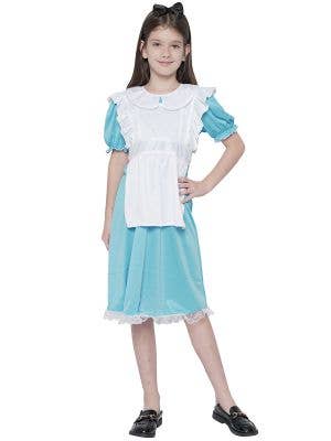 Image of Classic Storybook Alice Girl's Book Week Costume - Front View