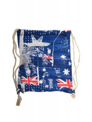 Australian Flag Canvas Bag Australia Day Beach Bag - Main Image