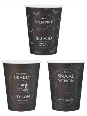 Image of Deadly Soiree 8 Pack Paper Halloween Cups - Main Image