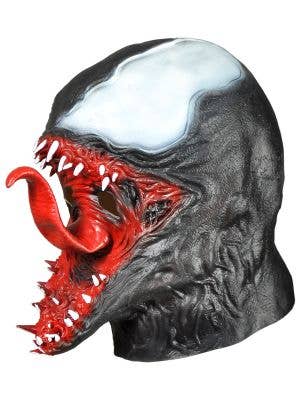 Image of Full Head Venom Inspired Spider Villain Costume Mask - Side View 1