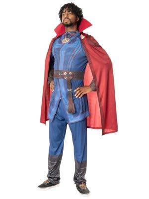 Image of Dr Strange Mens Deluxe Marvel Superhero Costume - Front View