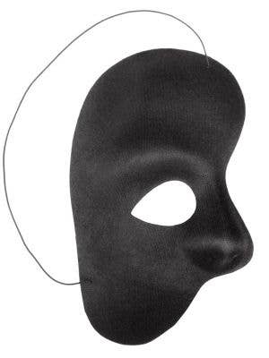 Men's Black Phantom Of The Opera Over Eye Masquerade Mask