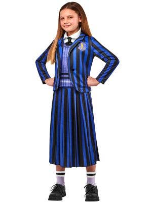 Image of Enid Teen Girl's Nevermore Academy Uniform Costume