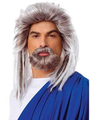 Men's Poseidon Costume Wig Main View