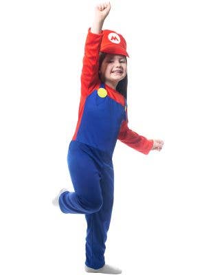 Image of Super Red Plumber Girls Mario Costume - Main Image