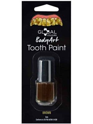 Image of Brush On Brown Tooth Paint Makeup