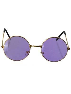 Purple Lens Teashade Costume Glasses
