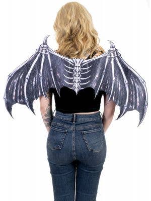 Black and White Dragon Costume Wings