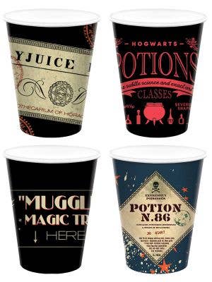 Image of Harry Potter Assorted 8 Pack 250ml Paper Party Cups