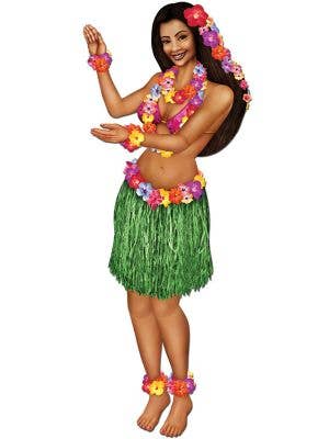 Image of Hawaiian Hula Girl Cut Out Party Decoration