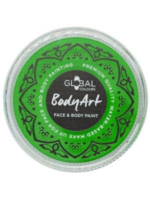 Neon Green Water Based Face and Body Cake Makeup - Front Image