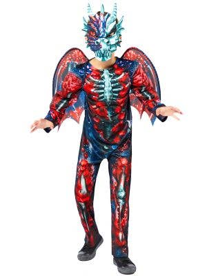 Image of Fire and Ice Skeleton Dragon Boys Halloween Costume