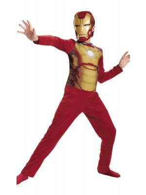 Boy's Marvel Avengers Mark 42 Iron Man Fancy Dress Costume Main Image