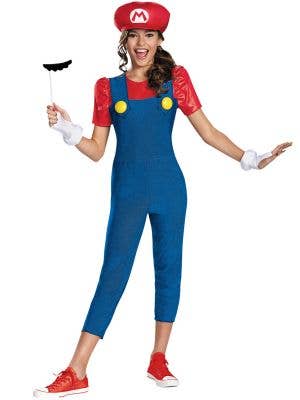 Teen Girls Mario Costume - Main Image