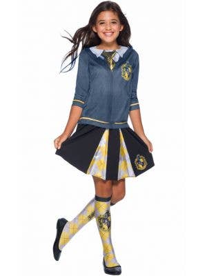 Girls Hufflepuff House Harry Potter Costume Skirt Main Image