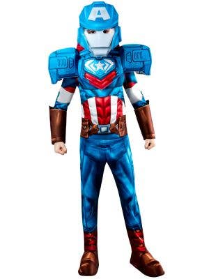 Interchangeable Boys Captain America Mech Strike Costume- Main Image