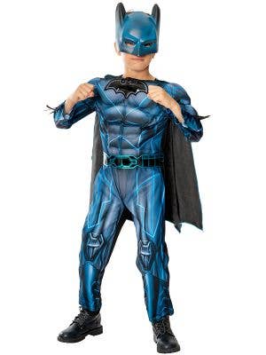 Blue and Black Boys Bat Tech Batman Costume