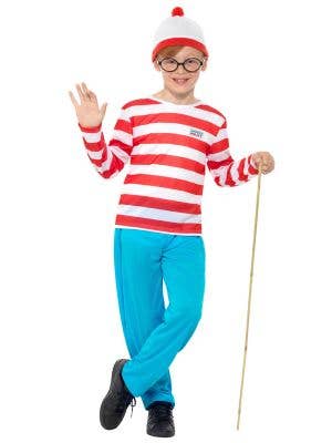 Teen Boy's Where's Wally Book Week Costume - Front View