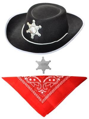 Image of Wild West Boy's Sheriff Cowboy Accessory Set