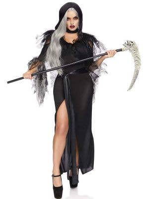 Deluxe Women's Sexy Soul Stealer Grim Reaper Halloween Costume View 1