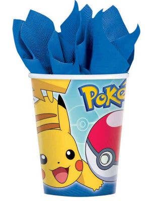 Image Of Pokemon 8 Pack of 266ml Paper Cups