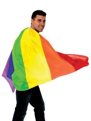 Adults Rainbow Pride Costume Cape