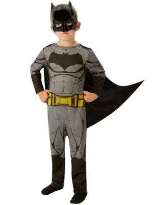 Batman Boy's Superhero Fancy Dress Costume Front View