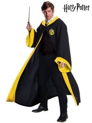 Deluxe Hufflepuff Robe for Adults - Main Image
